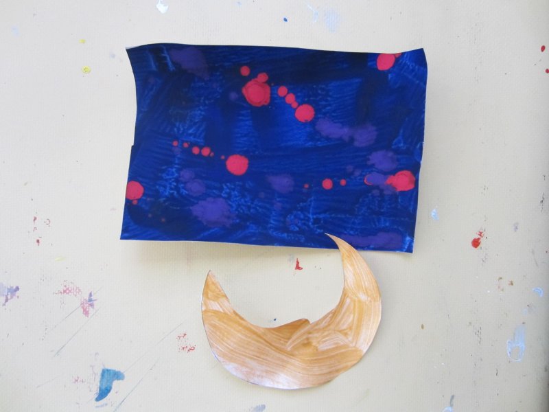 R&eacute;alisation de peinture pour d&eacute;corer notre porte-manteau