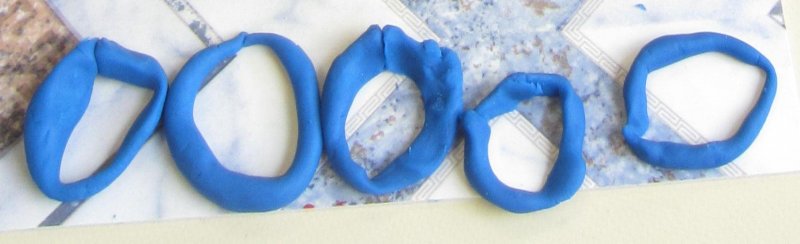 Rond en p&acirc;te &agrave; modeler