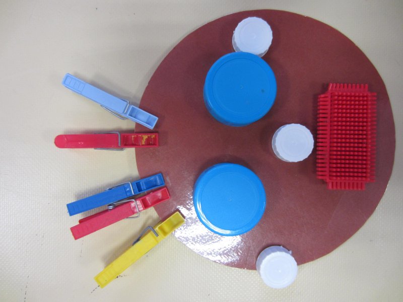 Travail autour de quantit&eacute; 1 et 2 avec le visage