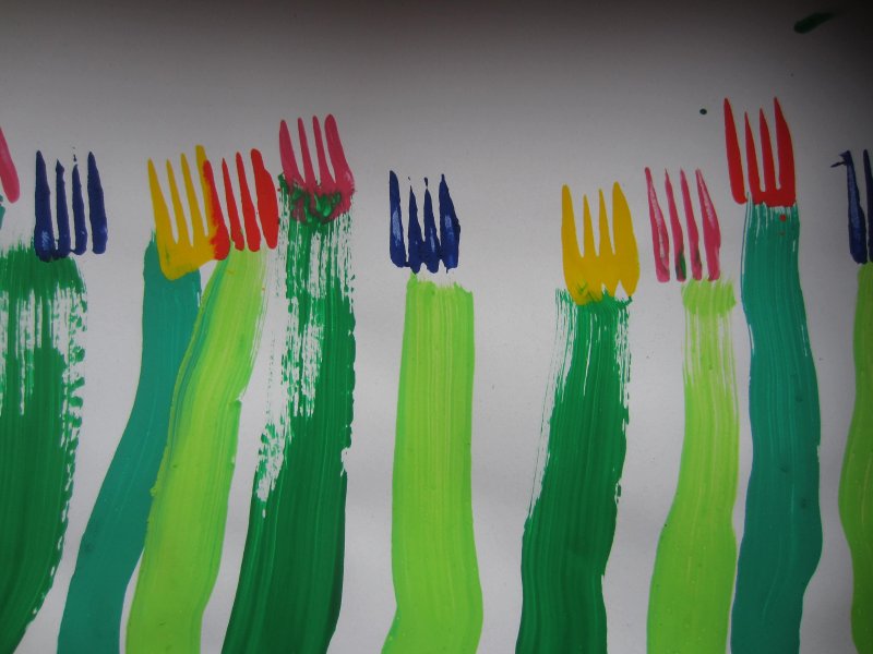 R&eacute;alisation d'une peinture printani&egrave;re