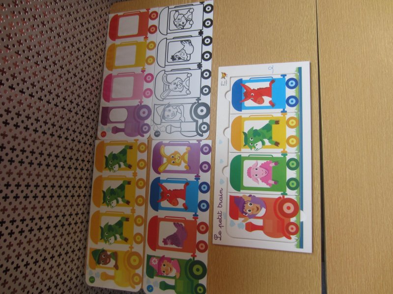 Travail autour des couleurs et reproduction de mod&egrave;les.